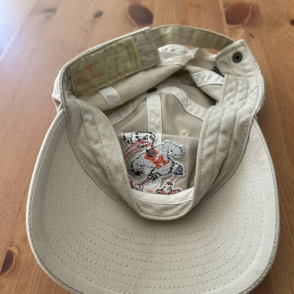 Vintage Miami Hurricanes Sebastian Ibis Hat Twin Enterprises Made in Taiwan OSFM - Picture 3 of 5